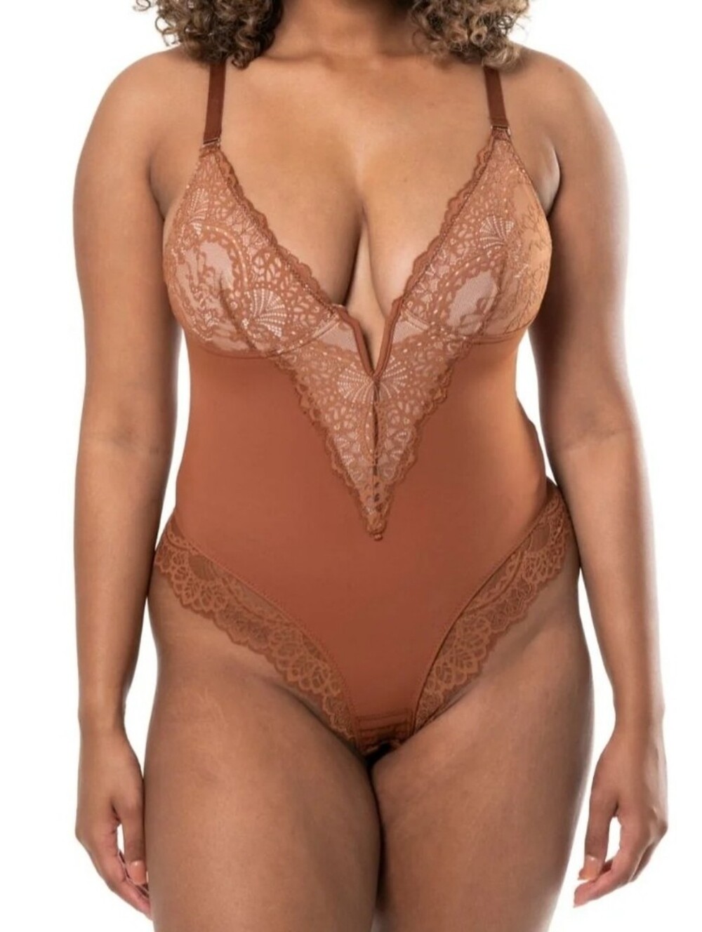 Women's Lace Trim Bodysuit